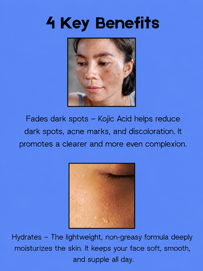 Kojie San Dream White Crème de Jour Anti-Âge SPF 30 – 30 g + Savon Anti-Âge Dream White 2×135 g – Ensemble complet et hydratant qui donne une teinte hydratante égalisée et optimale – Pour une joie, une straendance et une gezonde humides