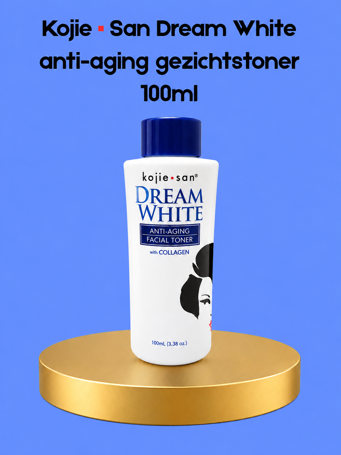 Kojie San Dream White Anti-Aging Facial Toner – 100 ml – Verhelderende &amp; Verjongende Huidverzorging – Vermindert Donkere Vlekken, Egaliseert de Huidtint &amp; Bereidt de Huid Voor op Hydratatie – Voor een Gladde, Stralende &amp; Gezonde Teint