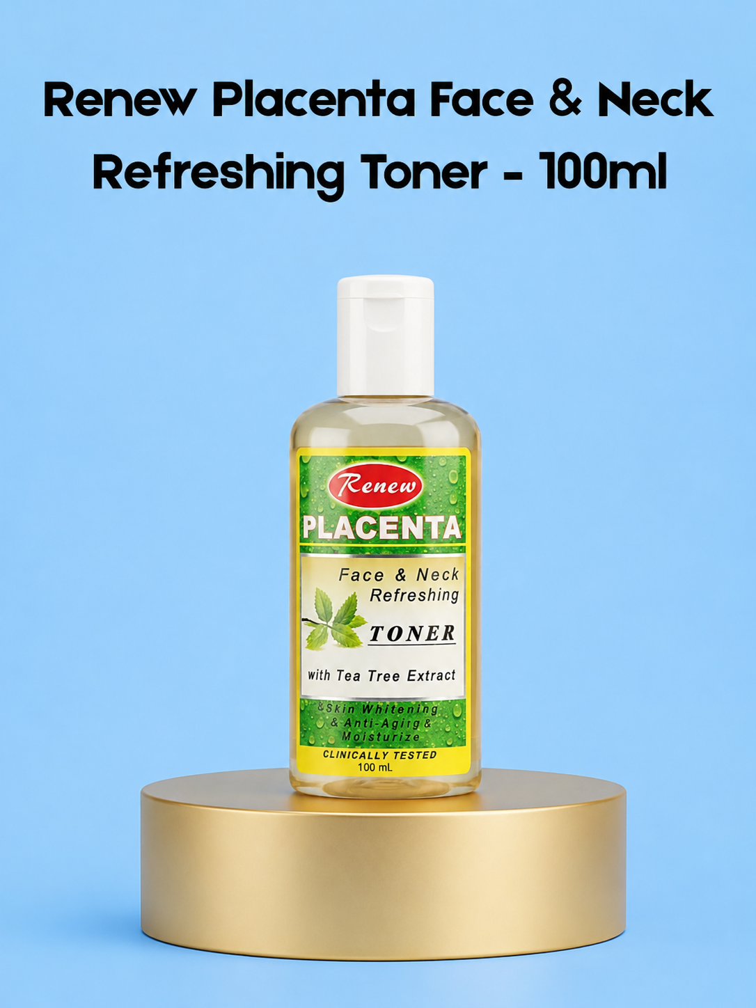 Lotion tonique rafraîchissante pour le visage et le cou Renew Placenta – 100 ml
