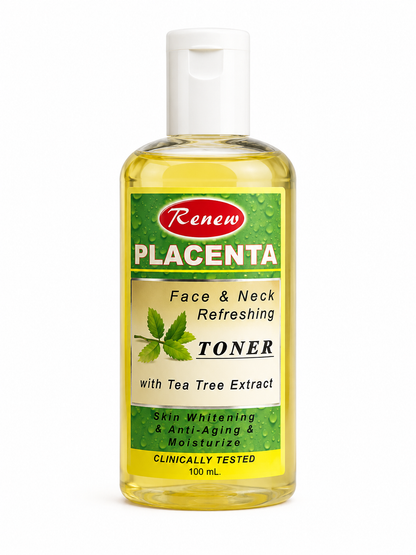Lotion tonique rafraîchissante pour le visage et le cou Renew Placenta – 100 ml