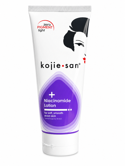 Kojie San Plus Niacinamide Lotion – Lotion hydratante et hydratante – Aide à nettoyer, égaliser la teinte et le texte de l&