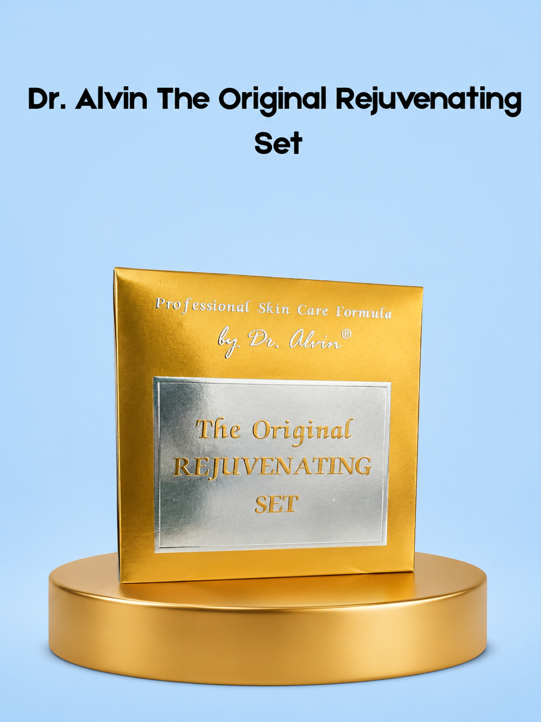 Dr. Alvin The Original Rejuvenating Set – Complete huidverzorgingsset – Hydrateert, verfrist en verjongt de huid, helpt fijne lijntjes te verminderen, égaliseert de huidtint en geeft een stralende, gladdere en gezonde teint