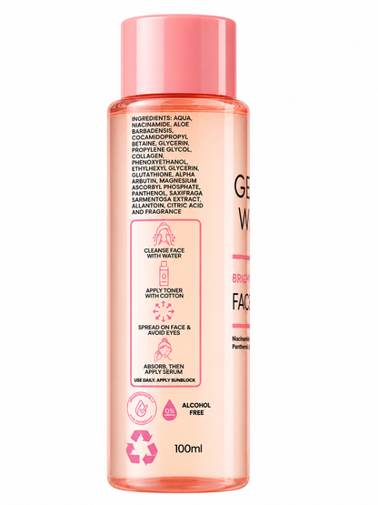 Geisha White Bright &amp; Balance Face Toner - 100ML
