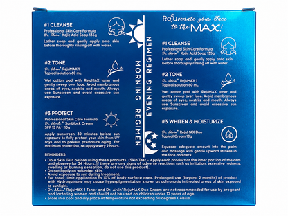 Dr. Alvin Rejuvenating Set No.1 – Complete Huidverzorgingsset – Hydrateert, Verjongt &amp; Verfrist de Huid – Vermindert Fijne Lijntjes, Egaliseert de Huidtint &amp; Geeft een Stralende, Gladde &amp; Gezonde Teint