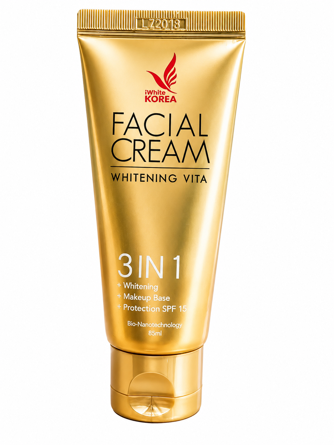 White Korea Facial Cream 3-in-1 Whitening Vita – 65 ml – Verhelderende &amp;amp; Voedende Gezichtscrème – Hydrateert, Egaliseert de Huidtint &amp;amp; Ondersteunt Huidherstel – Voor een Stralende, Gladde &amp;amp; Gezonde Huid