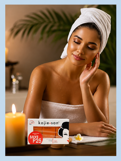 Kojie San Lightening Soap – 3×65 g – Verhelderende &amp;amp; Hydraterende Zeepset – Helpt Donkere Vlekken te verminderen, Egaliseert de Huidtint &amp;amp; Hydrateert Intensief – Voor een Gladde, Stralende &amp;amp; Gezonde Huid