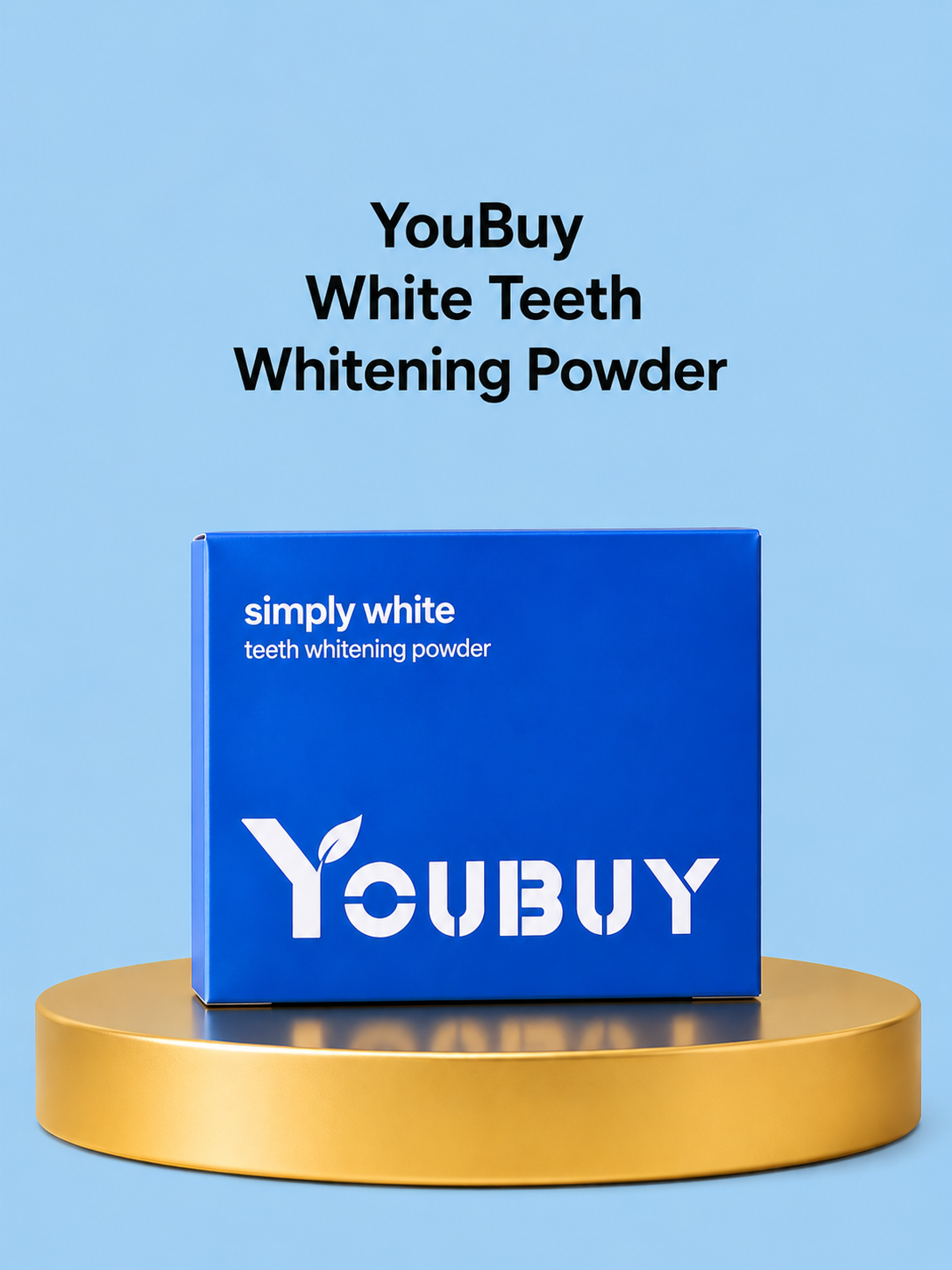 YouBuy White Teeth Whitening Powder – Natuurlijk &amp;amp; Effectief – Verwijdert Vlekken, Verheldert Tanden en Bevordert Gezond Tandglazuur – Voor een Stralende, Witte &amp;amp; Zelfverzekerde Glimlach