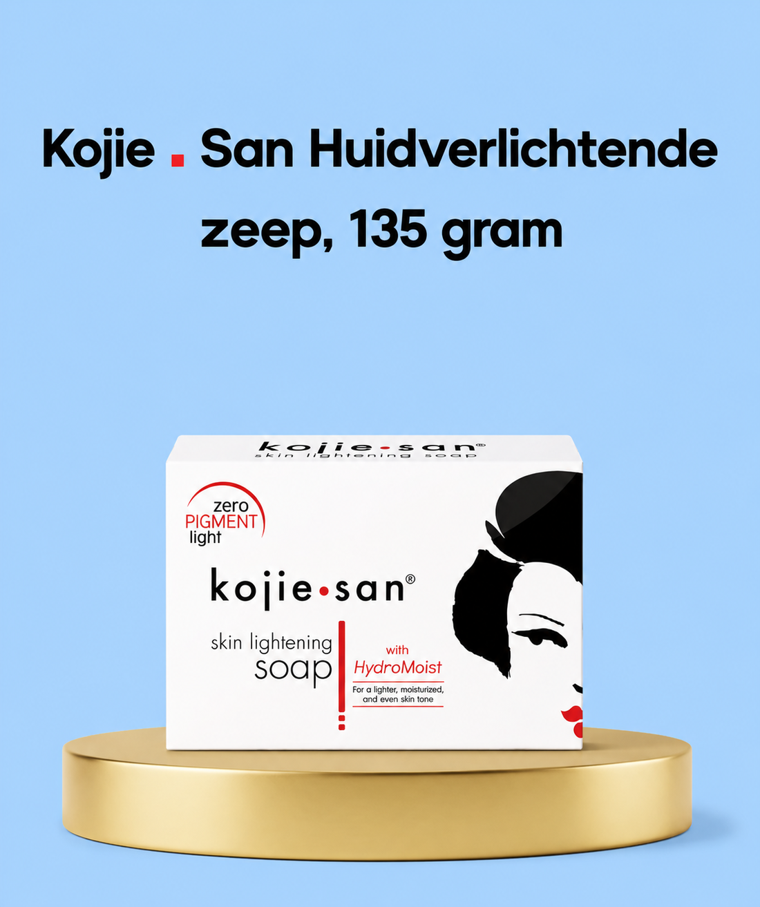 Kojie San Skin Lightening Soap – 135 g – Verhelderende &amp;amp; Hydraterende Zeep – Helpt Donkere Vlekken te verminderen, Egaliseert de Huidtint &amp;amp; Hydrateert Intensief – Voor een Gladde, Stralende &amp;amp; Gezonde Huid