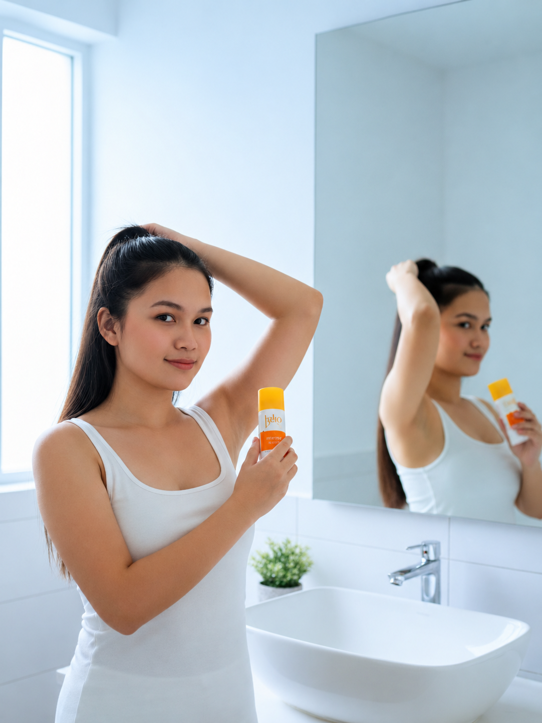 Belo Intense White Skin Lightening Deodorant Roller – 40ml – Tegen Donkere Oksels – Verhelderende Deodorant – Whitening &amp;amp; Anti-Transpirant – Frisse Geur – Huidverzorging voor Oksels