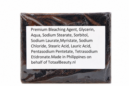 TotaalBeauty Bleaching Soap – 140 g (3 Stuks) – Verhelderende &amp;amp; Hydraterende Zeep – Helpt Donkere Vlekken te verminderen, Egaliseert de Huidtint &amp;amp; Hydrateert Intensief – Voor een Gladde, Stralende &amp;amp; Gezonde Huid