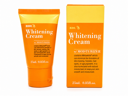 RDL Whitening Cream – Verhelderende &amp;amp; Hydraterende Gezichtscrème – Helpt Donkere Vlekken te verminderen, Egaliseert de Huidtint &amp;amp; Verzorgt de Huid – Voor een Gladde, Stralende &amp;amp; Gezonde Teint