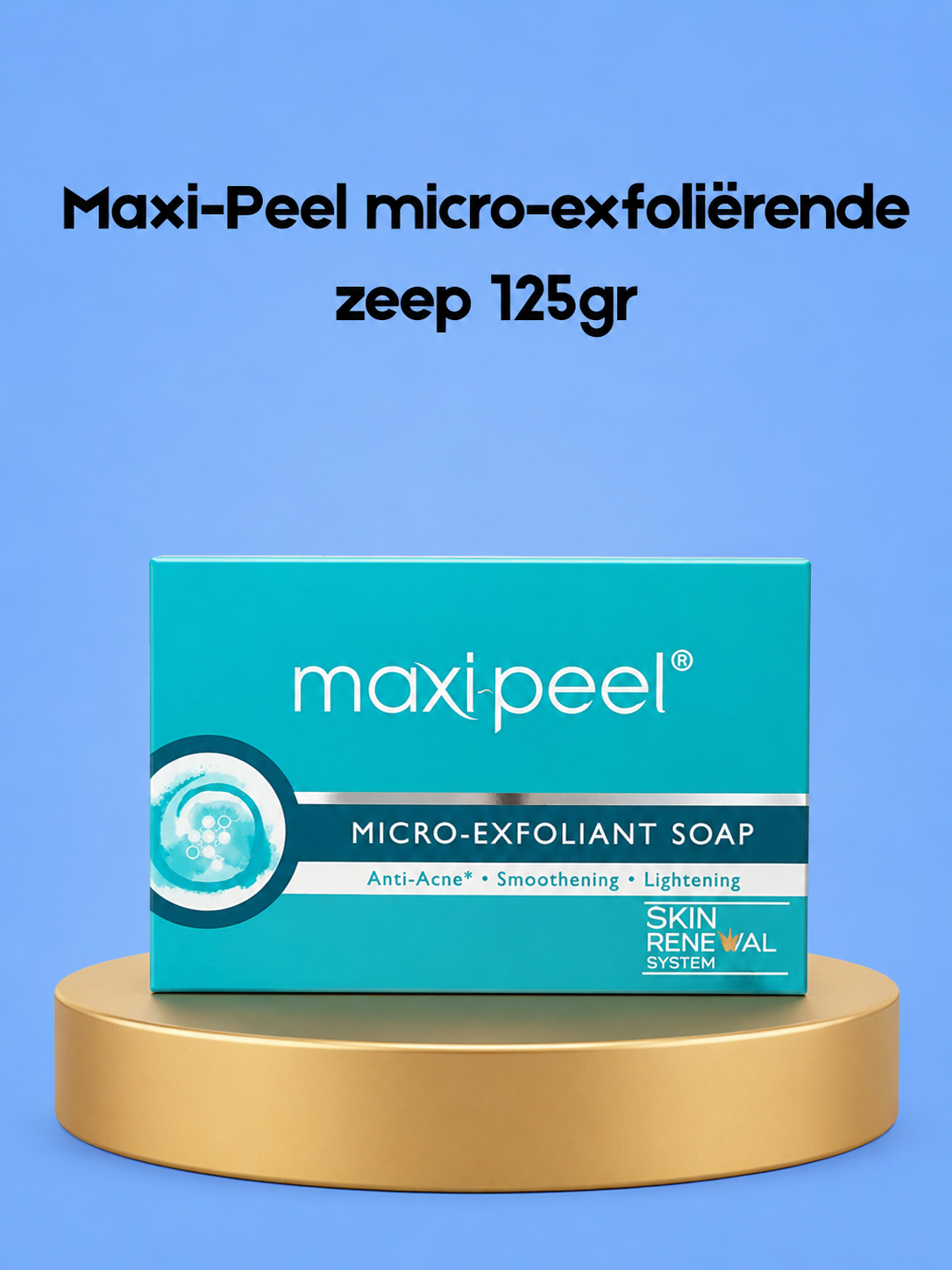 Maxi Peel Micro Exfoliating Soap – 125 g – Verhelderende &amp;amp; Exfoliërende Zeep – Verwijdert Dode Huidcellen, Helpt Donkere Vlekken te verminderen &amp;amp; Egaliseert de Huidtint – Voor een Gladde, Stralende &amp;amp; Gezonde Huid