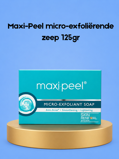 Maxi Peel Micro Exfoliating Soap – 125 g – Verhelderende &amp;amp; Exfoliërende Zeep – Verwijdert Dode Huidcellen, Helpt Donkere Vlekken te verminderen &amp;amp; Egaliseert de Huidtint – Voor een Gladde, Stralende &amp;amp; Gezonde Huid