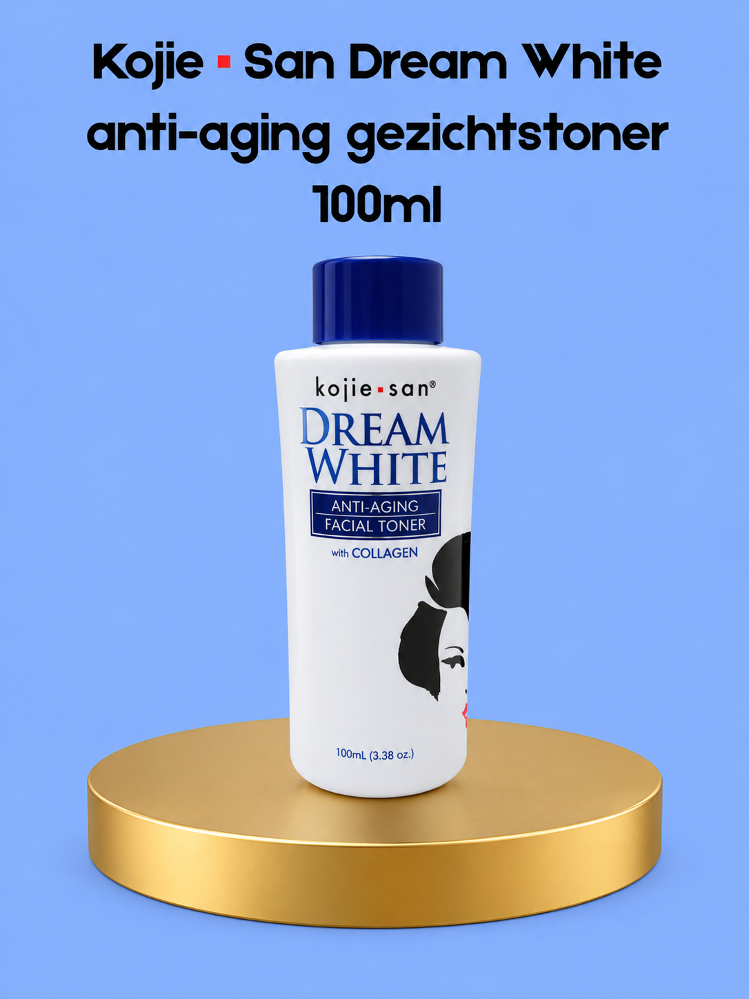 Kojie San Dream White Anti-Aging Facial Toner – 100 ml – Verhelderende &amp;amp; Verjongende Huidverzorging – verminderde Donkere Vlekken, Egaliseert de Huidtint &amp;amp; Bereidt de Huid Voor op Hydratatie – Voor een Gladde, Stralende &amp;amp; Gezonde Teint