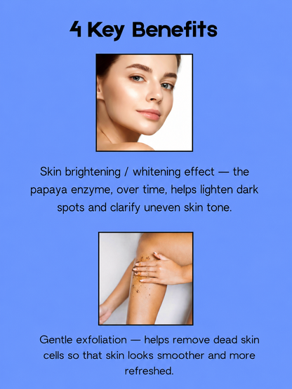 Silka Papaya Facial Cleanser – 150 ml – Verhelderende &amp;amp; Verfrissende Gezichtsreiniger – Reinigt Grondig, Verwijdert Onzuiverheden &amp;amp; Egaliseert de Huidtint – Voor een Gladde, Frisse &amp;amp; Stralende Huid