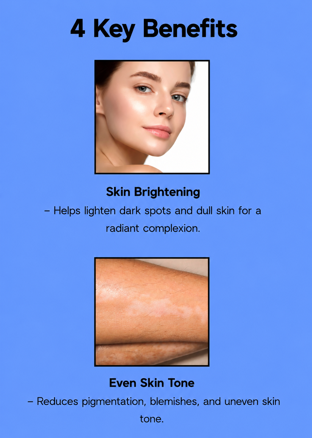 Gluta-C 4× Skin Lightening Powder – 40 g – Verhelderende Huidverzorging – Helpt Donkere Vlekken te verminderen, Egaliseert de Huidtint &amp;amp; Ondersteunt een Gladde, Stralende &amp;amp; Gezonde Huid