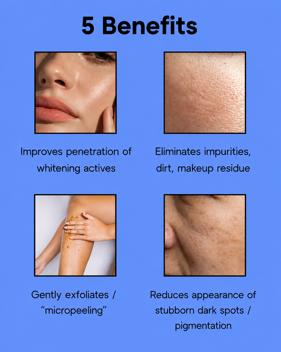 Maxi Peel Whitening 2-in-1 Cleanser &amp; Toner – 75 ml – Verhelderende &amp; Reinigende Huidverzorging – Verwijdert Onzuiverheden, Egaliseert de Huidtint &amp; Hydrateert – Voor een Gladde, Stralende &amp; Gezonde Huid