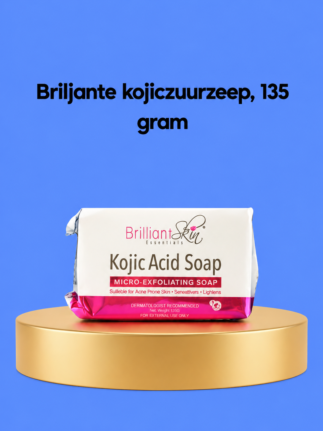 Brilliant Skin Kojic acid soap, 135 grams