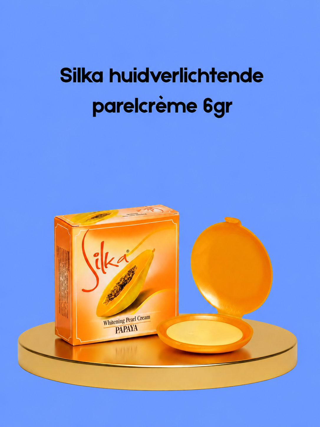 Crème perlée éclaircissante pour la peau Silka – 6 g – Crème hydratante et hydratante – Aide à donner des éclaircissements, égaliser la teinte de l&