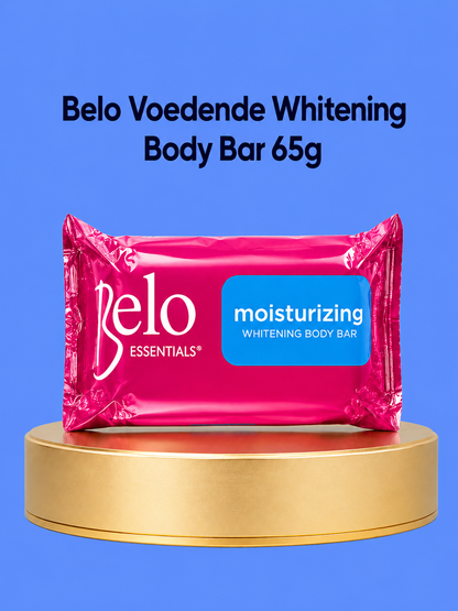 Belo Nourishing Whitening Body Bar – 65 g – Verhelderende &amp;amp; Voedende Zeep – Helpt Donkere Vlekken te verminderen, Egaliseert de Huidtint &amp;amp; Hydrateert Intensief – Voor een Gladde, Stralende &amp;amp; Gezonde Huid