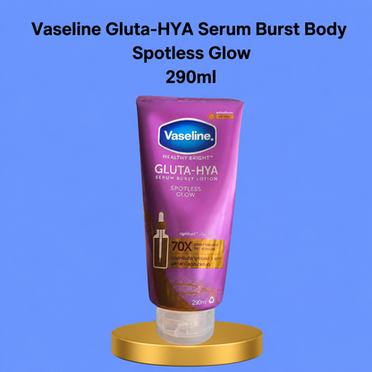 Vaseline Gluta-HYA Serum Burst Body Lotion – Spotless Glow – Verhelderende &amp;amp; Intensief Hydraterende Body Lotion – Helpt Donkere Vlekken te verminderen, Egaliseert de Huidtint &amp;amp; Geeft een Stralende, Zachte &amp;amp; Gezonde Huid