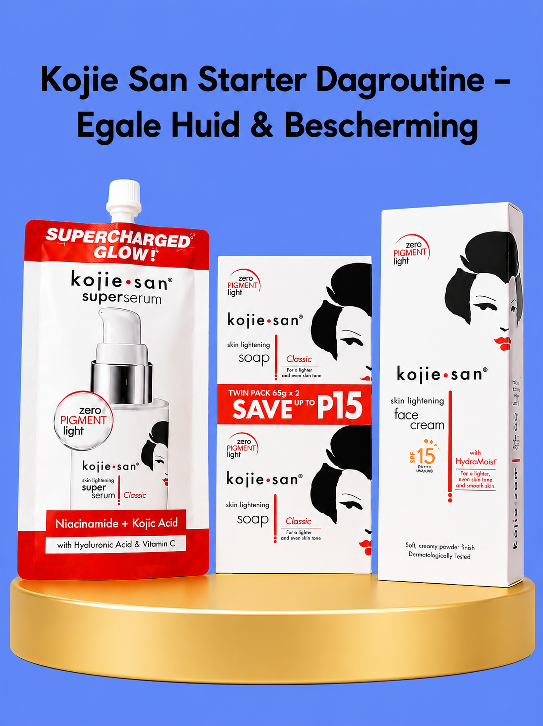 Kojie San Starter Dagroutine – Egale Huid &amp; Bescherming
