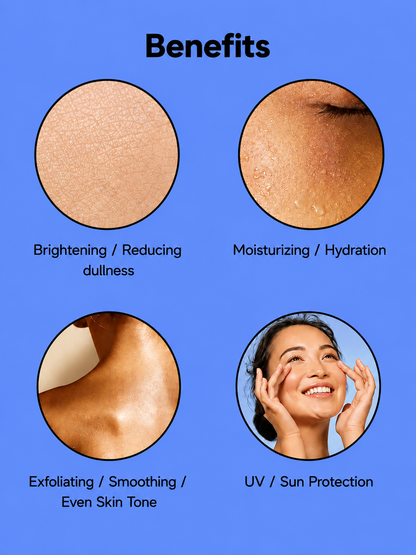 Bloom Advantage Package – Ultra Kojic Whitening Soap + Magic Milk Underarm Serum – Verhelderende &amp; Verzorgende Huidverzorging – Helpt Donkere Vlekken te Verminderen, Egaliseert de Huidtint &amp; Hydrateert – Voor een Stralende, Zachte &amp; Gezonde Huid