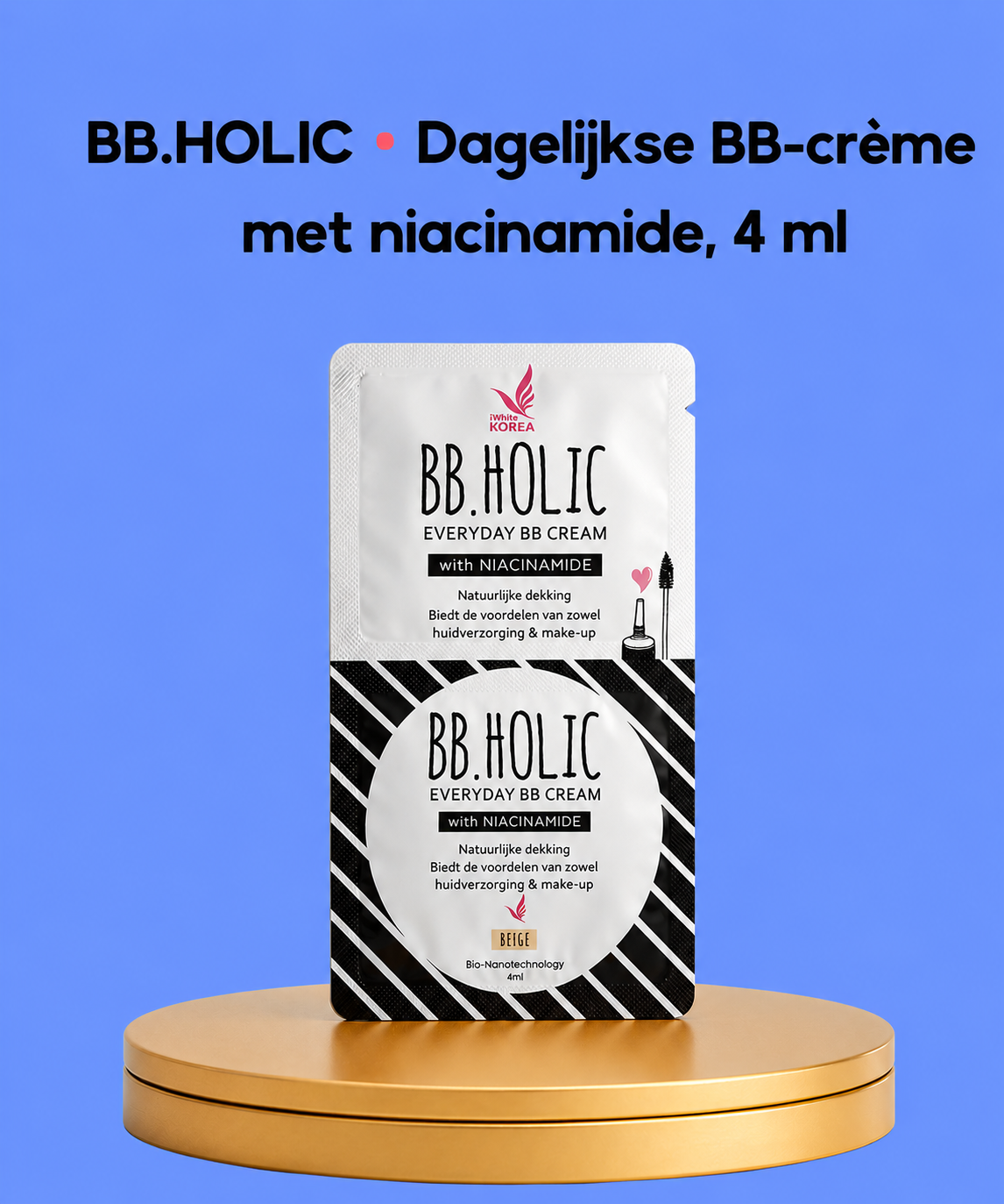 White Korea BB.Holic – Verhelderende &amp;amp; Hydraterende BB Cream – Egaliseert de Huidtint, Vermindert Donkere Vlekken &amp;amp; Verbeterde Huidtextuur – Voor een Stralende, Gladde &amp;amp; Gezonde Teint