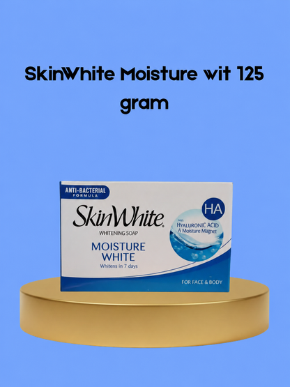 SkinWhite Moisture White – 125 g – Crème pour le corps hydratante et hydratante – Aide à donner des soins, égaliser la teinte d&