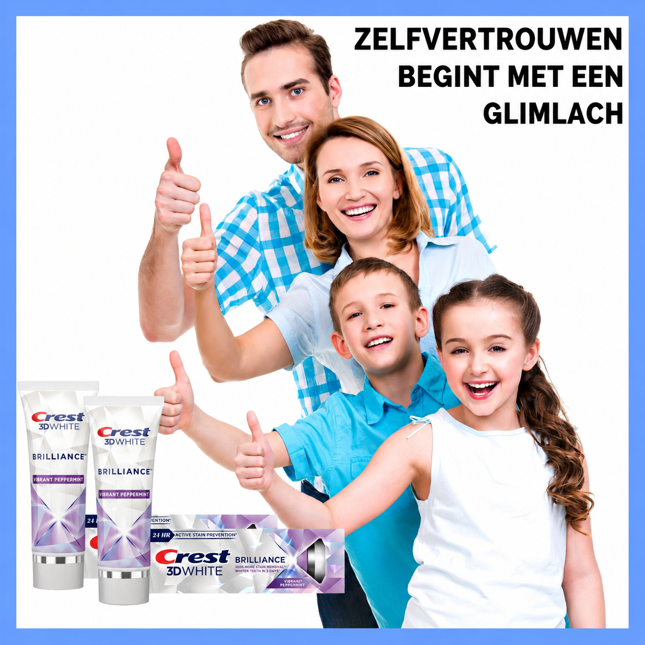Crest 3D Brilliance White Tandpasta – 121 g (2 stuks) – Geavanceerde Whitening Tandpasta – Verwijdert Oppervlaktevlekken, Verhelderde Tanden &amp;amp; Zorgt voor een Stralend Witte, Gezonde Glimlach