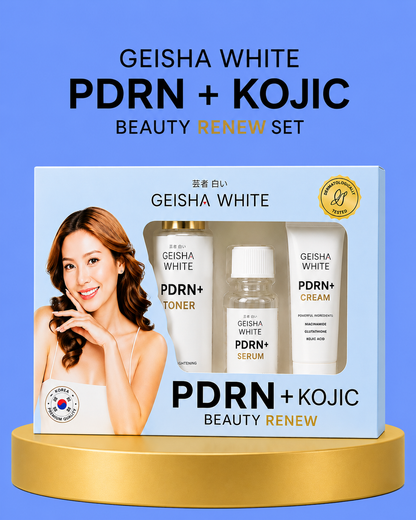 Geisha White PDRN + Kojic Beauty Renew Set