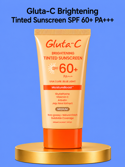 Gluta-C Brightening Tinted Sunscreen SPF 60+ PA+++ (MEDIUM)