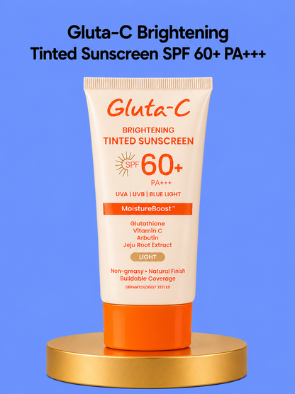 Gluta-C Brightening Tinted Sunscreen SPF 60+ PA+++(LIGHT)
