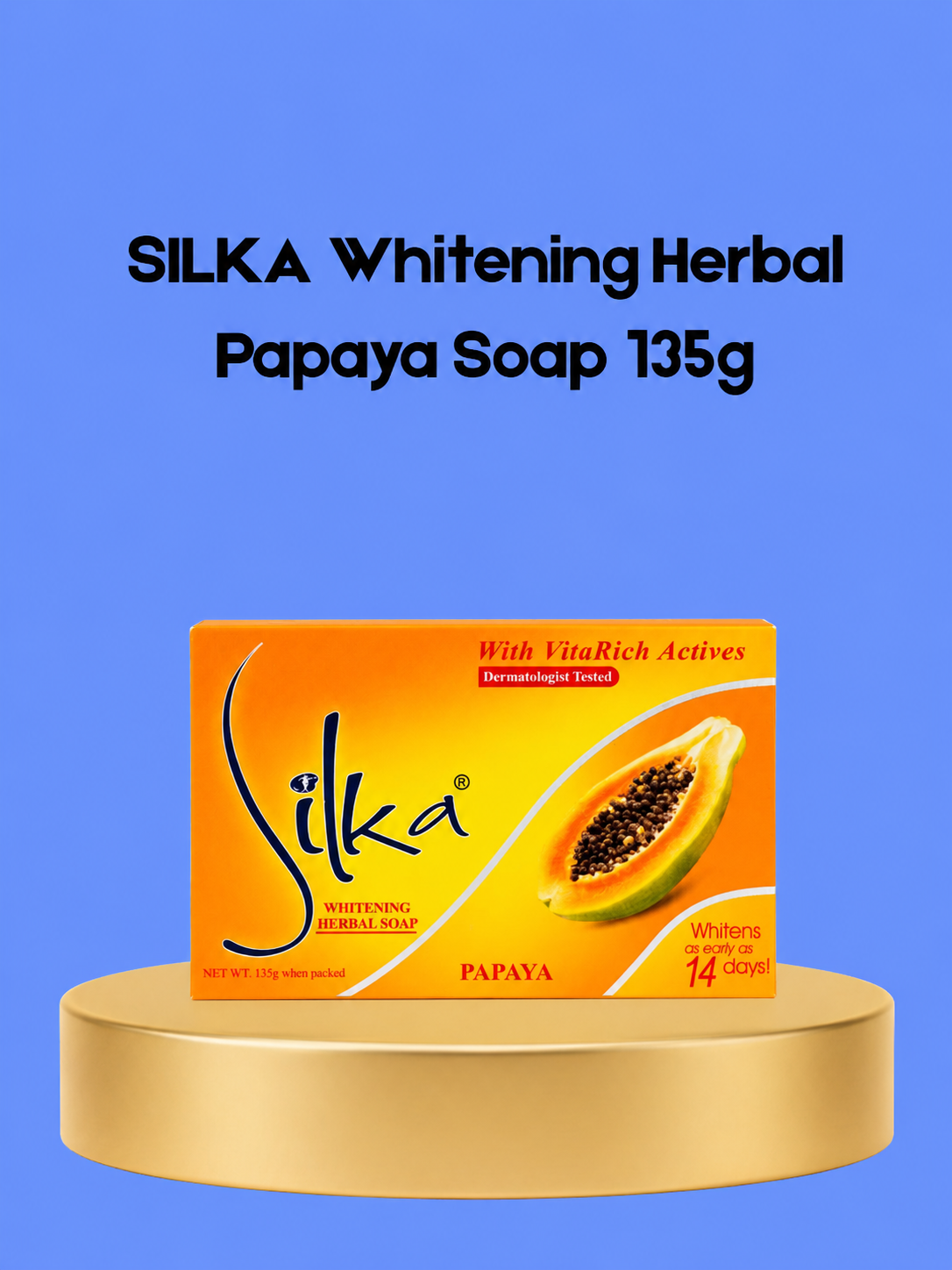 Silka peau éclaircissante papaye zeep 135gr