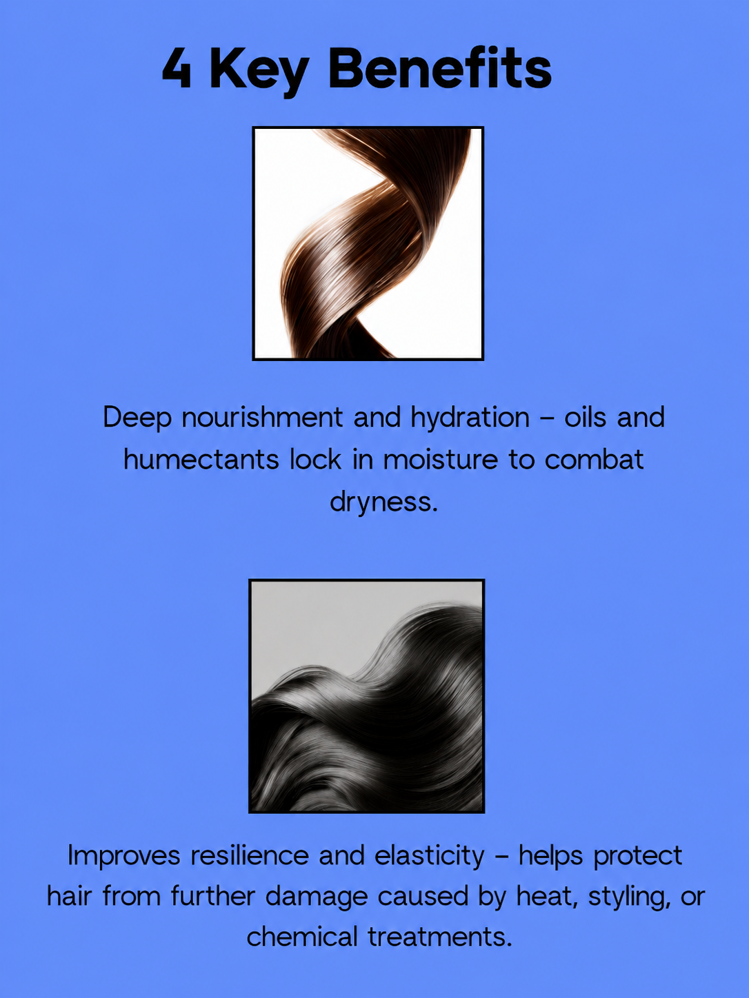 Femmas Professional Hair Serum with Keratin – 100 ml – Versterkend &amp; Beschermend Haarserum – Voedt het Haar, Vermindert Pluis en Breuk &amp; Geeft een Gladde, Glanzende en Gezonde Look