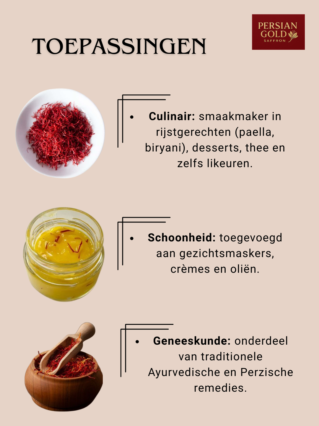 Persian Gold Premium Saffraan 4g – 100% Pure Premium Iraanse Kwaliteit – Klasse 1 Gecertificeerd – Saffron – Iraanse Saffraan – Beste Saffraan – Pure Natuurzuivere Saffraan – Krokus Specerij