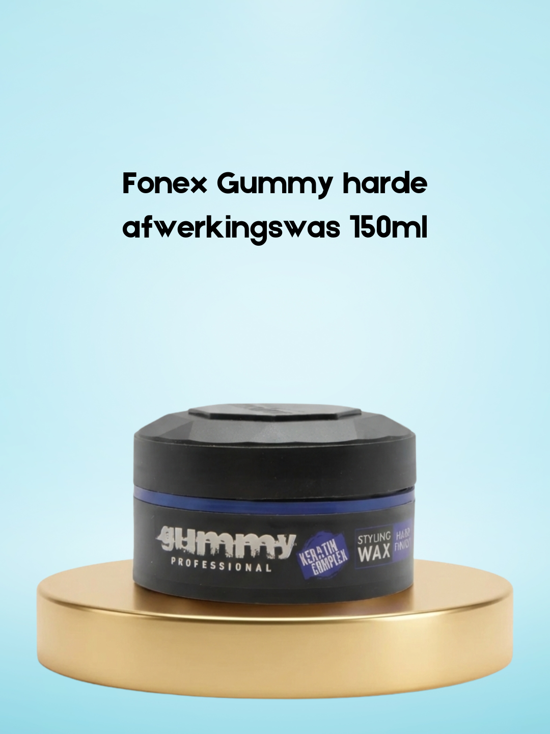 Fonex Gummy Hard Finish Wax – 150 ml – Extra Sterke Haarwax – Biedt Maximale Hold, Langdurige Controle &amp; Definitie – Voor een Perfect Gestylde, Houdbare Look