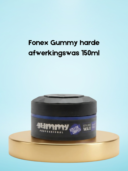 Fonex Gummy Hard Finish Wax – 150 ml – Extra Sterke Haarwax – Biedt Maximale Hold, Langdurige Controle &amp; Definitie – Voor een Perfect Gestylde, Houdbare Look