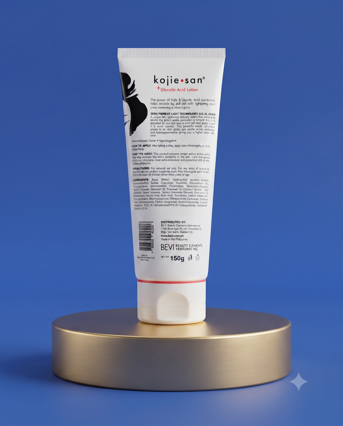 Kojie San Glycolic Acid Lotion Zero Pigment Light – 150 ml – Verhelderende &amp; Exfoliërende Body Lotion – Helpt Donkere Vlekken &amp; Pigmentatie te Verminderen, Egaliseert de Huidtint &amp; Hydrateert voor een Gladde, Stralende Huid