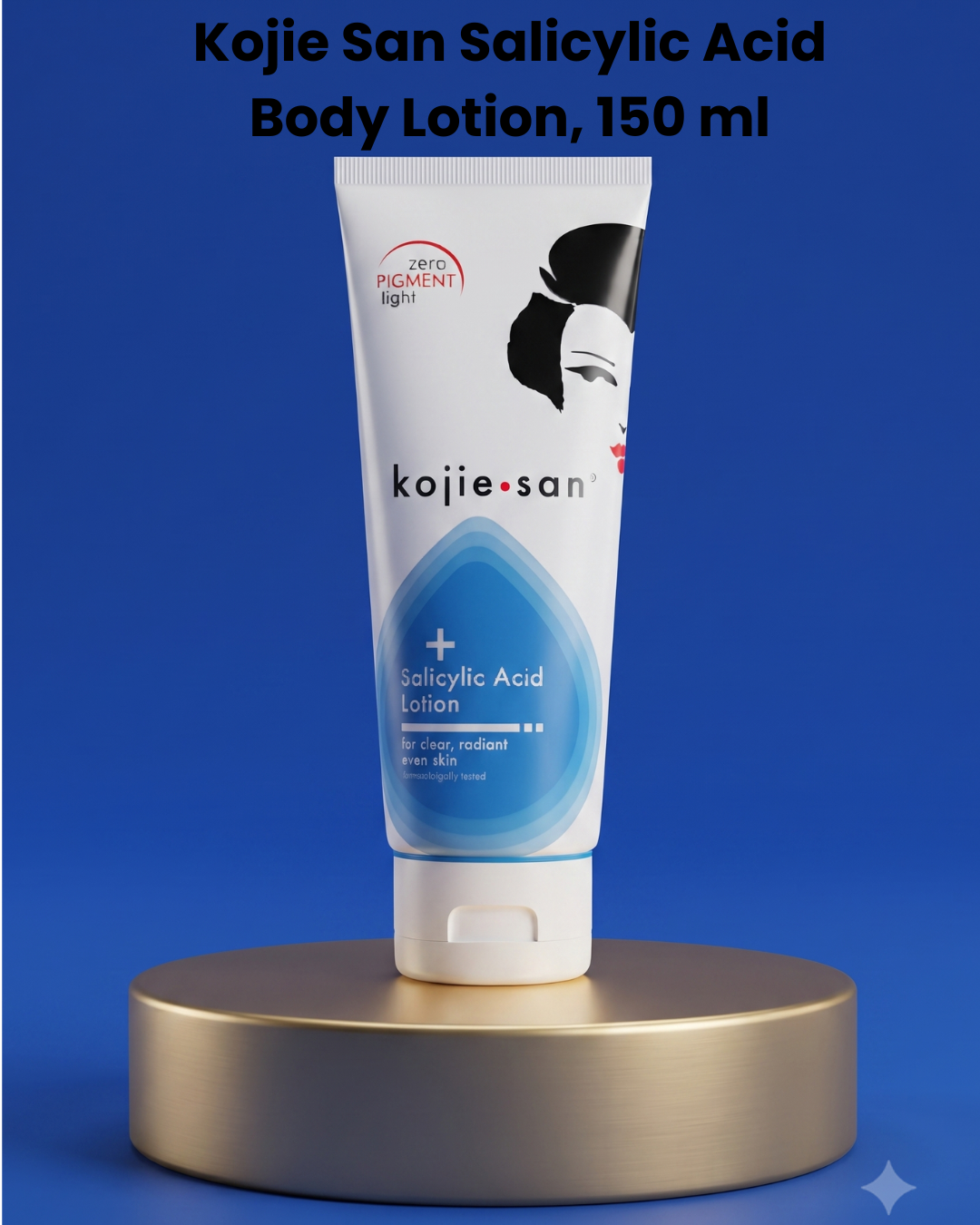 Kojie San Salicylic Acid Body Lotion – 150 ml – Exfoliërende &amp; Hydraterende Body Lotion – Helpt Dode Huidcellen te Verwijderen, Verbetert de Huidtextuur &amp; Hydrateert Intensief – Voor een Gladde, Zachte &amp; Gezonde Huid