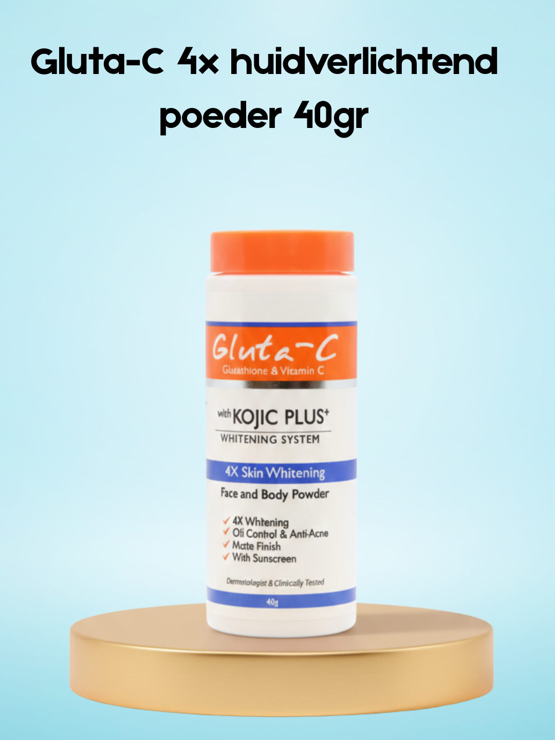 Gluta-C 4x huidverlichtend poeder 40gr