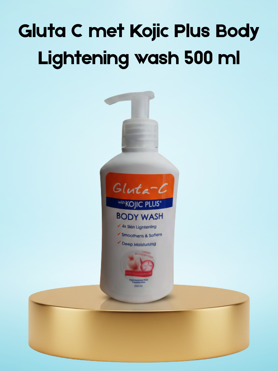 Gel douche éclaircissant Gluta-C avec acide kojique Plus 500 ml