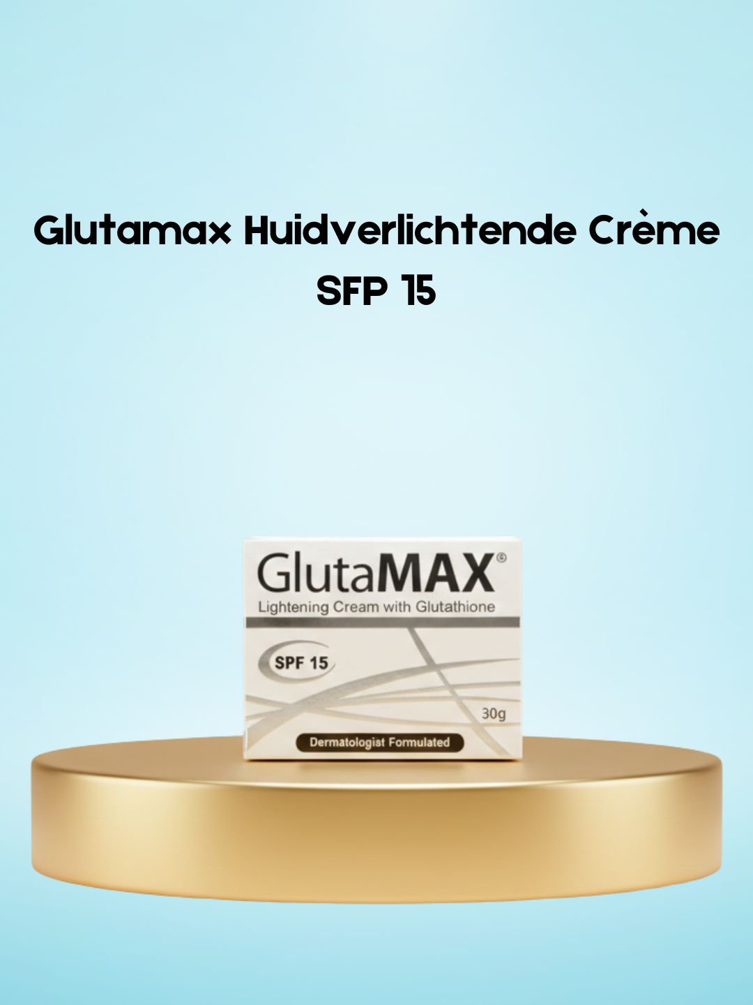 Crème éclaircissante pour la peau Glutamax SFP 15