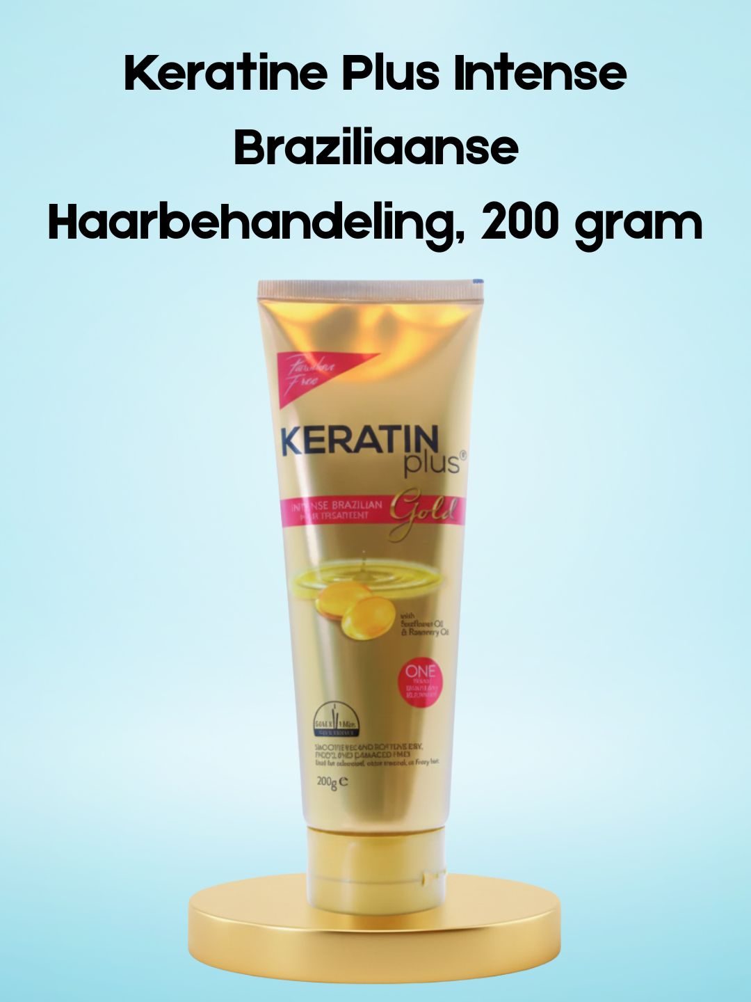 Traitement capillaire brésilien intense Keratin Plus, 200 grammes