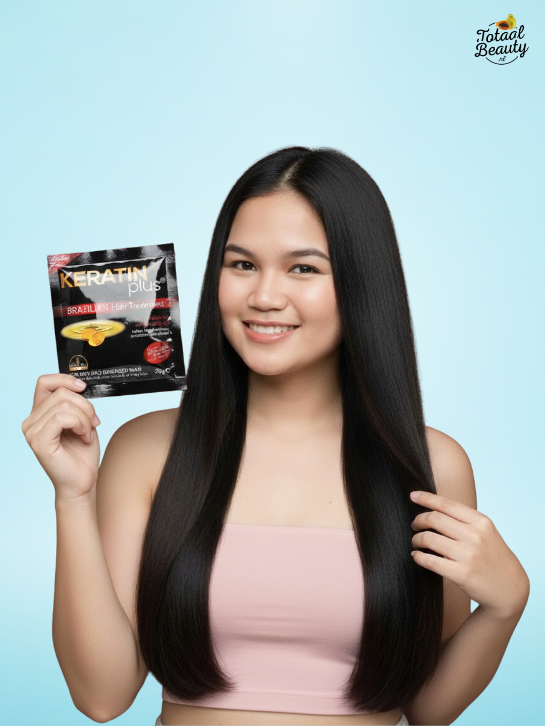 Keratin Plus Intense Braziliaanse Haarverzorging voor droog en beschadigd haar, 6 x 20 ml