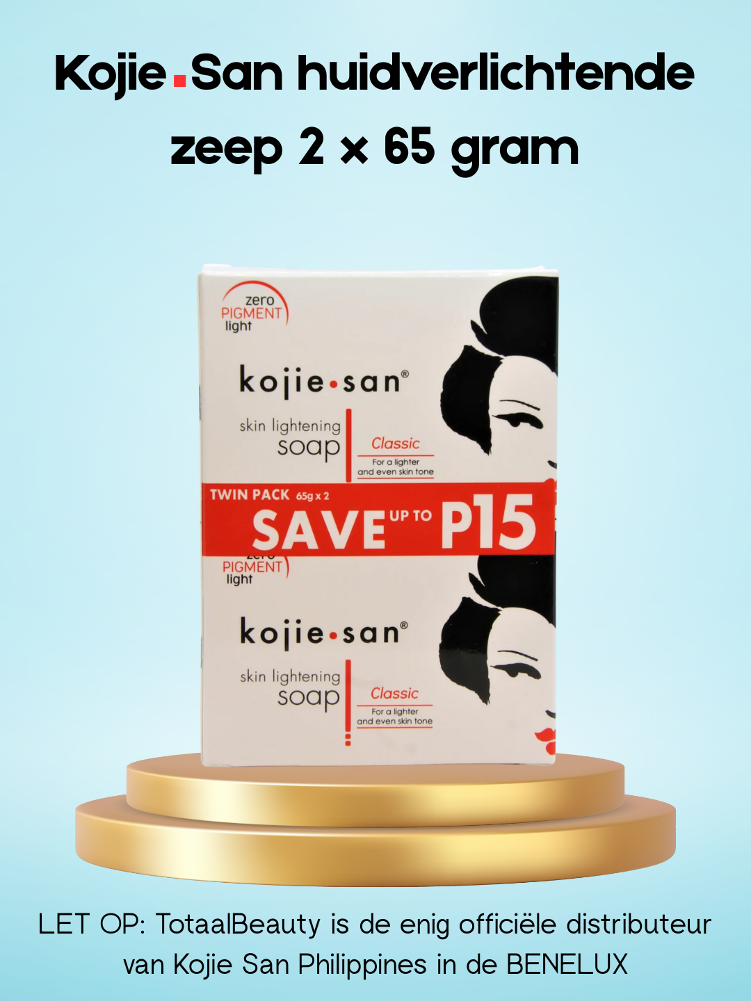 Kojie San huidverlichtende zeep 2 x 65 gram