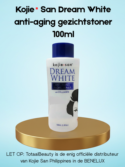 Kojie San Dream White Lotion tonique anti-âge pour le visage 100 ml