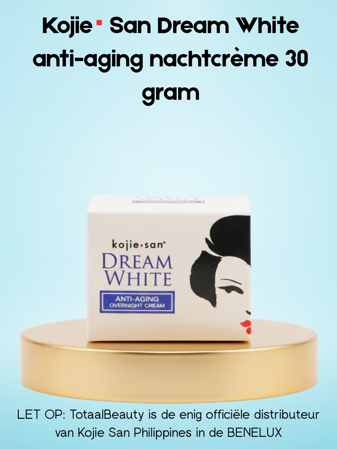 Crème de nuit anti-âge Kojie San Dream White 30 grammes