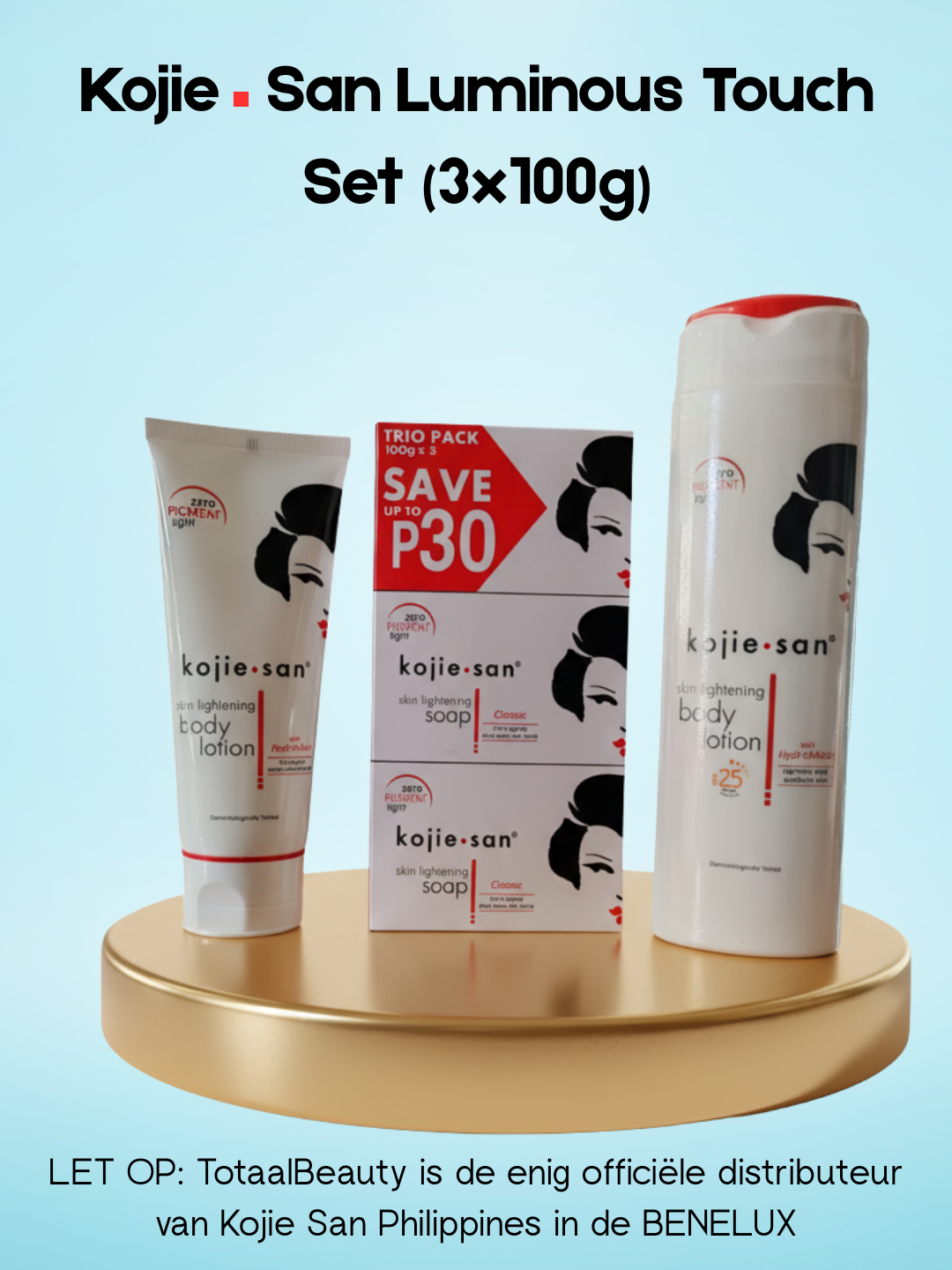 Kojie San Luminous Touch Set (3x100g)