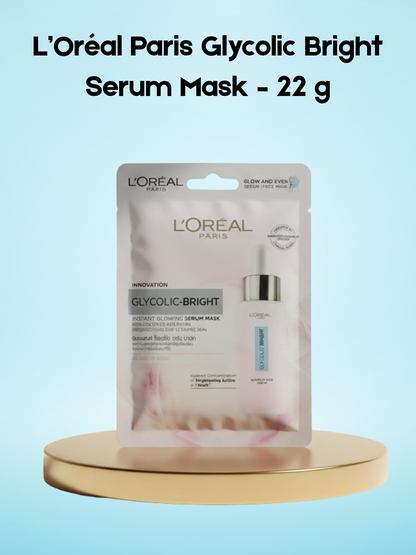 L’Oréal Paris Glycolic Bright Serum Mask – 22 g